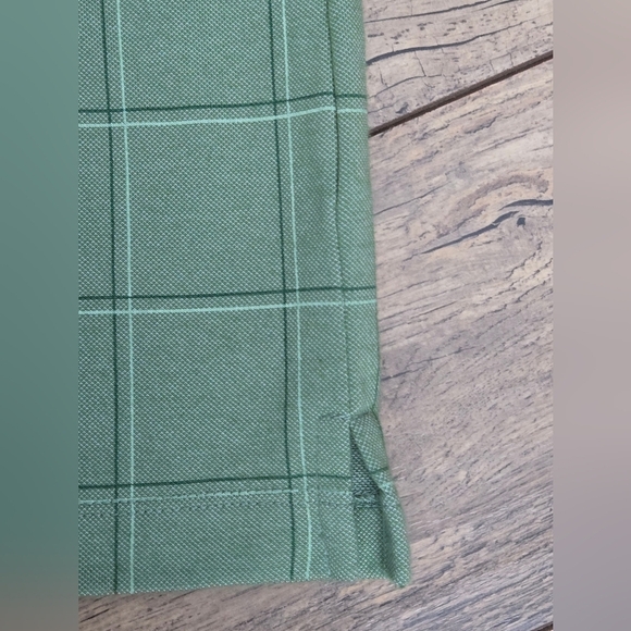 Van Heusen Medium Mens Green Polo Shirt - Picture 8 of 9